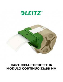 CARTUCCIA ETICHETTE LEITZ IN MODULO CONTINUO 22x88 MM ART.70030001