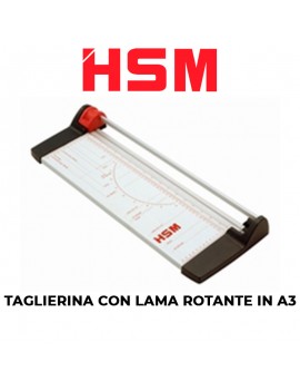 TAGLIERINA HSM ROTARY TRIMMER CON LAMA ROTANTE IN A3 ART.74606