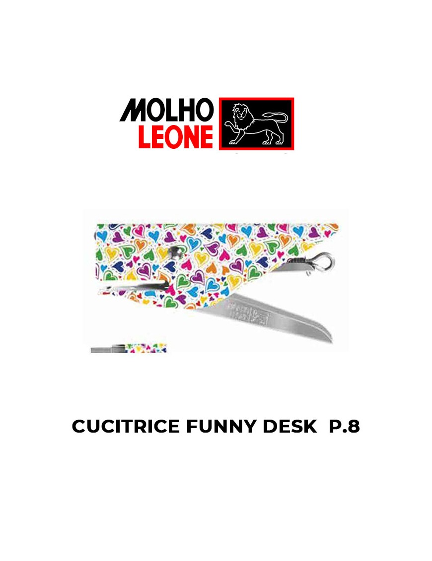 CUCITRICE A PINZA FUNNY DESK MOLHO P.8 TROUBLED HEARTS+PUN ART.64018