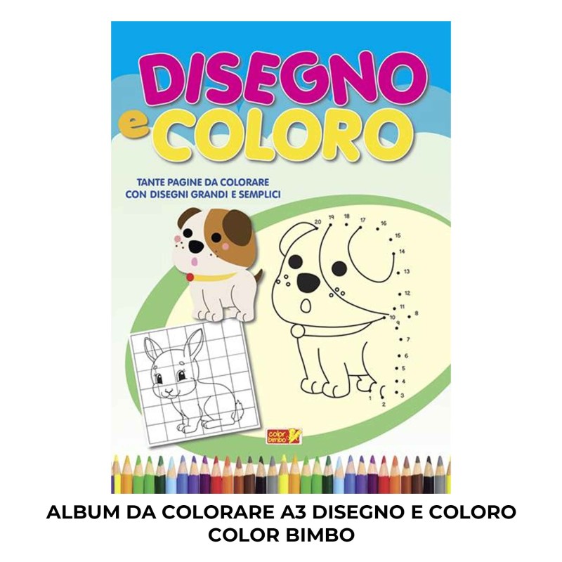 ALBUM DA COLORARE A3 DISEGNO E COLORO COLOR BIMBO ALBUM DA COLORARE A3 DISEGNO E COLORO COLOR BIMBO