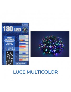 SERIE 180 LED LUCI 8 FUNZIONI MULTICOLOR ART.25810671