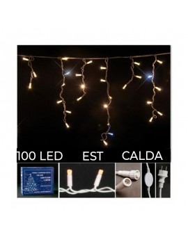 TENDA 100 LED LUCE CALDA CON FLASH 3 METRI ART.03080494