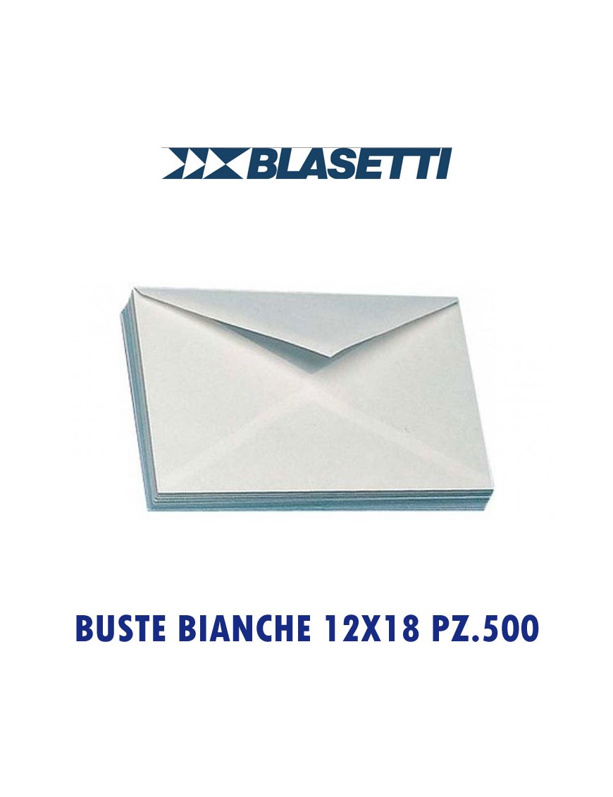 BUSTE BLASETTI BIANCHE  cm.12X18 PZ.500 ART.0014
