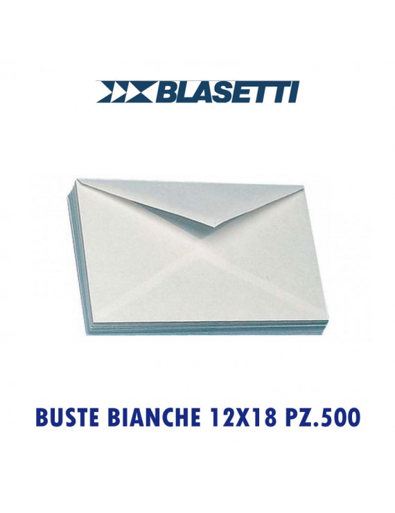 BUSTE BLASETTI BIANCHE  cm.12X18 PZ.500 ART.0014