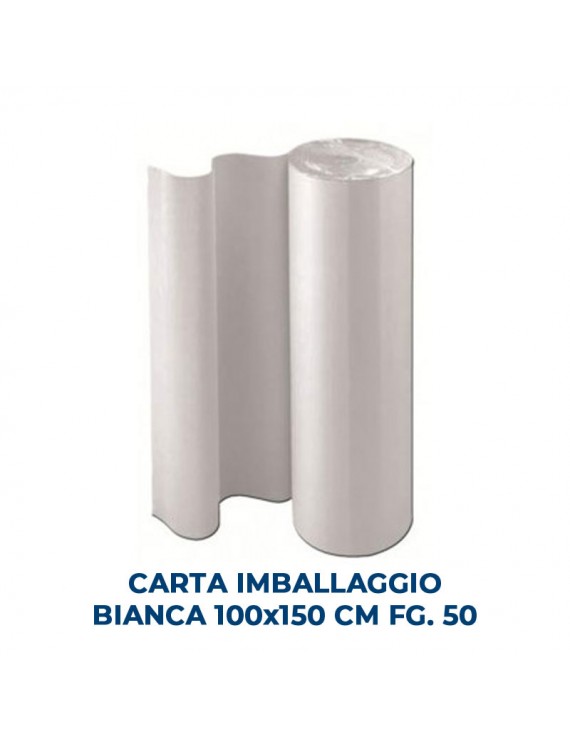 CARTA IMBALLAGGIO BIANCA cm.100X150 FG.50
