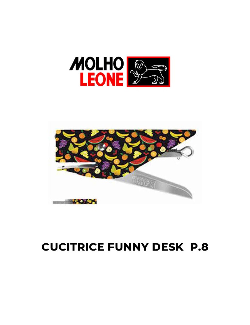 CUCITRICE A PINZA FUNNY DESK MOLHO P.8 FASHION FRUIT+PUNTINE ART.64017