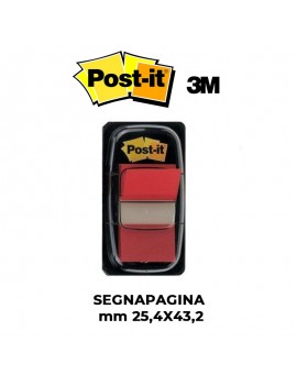 SEGNAPAGINA POST II 25,4X43,2MM  ROSSO ART.680-1