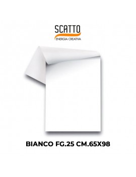 FOGLI PER LAVAGNA SCATTO BIANCO FG.25 CM.65X98 ART.204-1