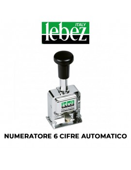NUMERATORE 6 CIFRE AUTOMATICO LEBEZ ART.206L