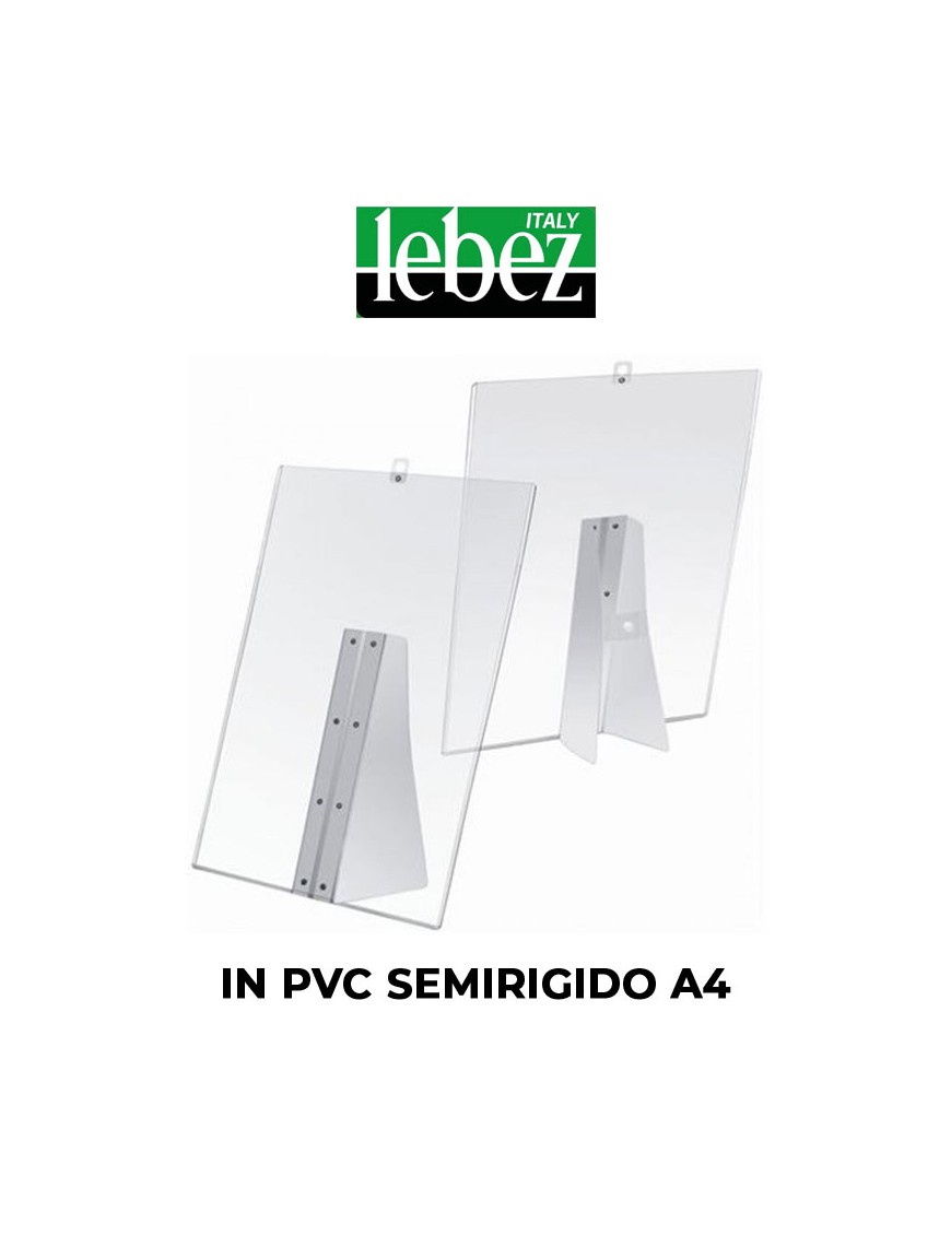 PORTADEPLIANT LEBEZ IN PVC SEMIRIGIDO A4 ART.5254