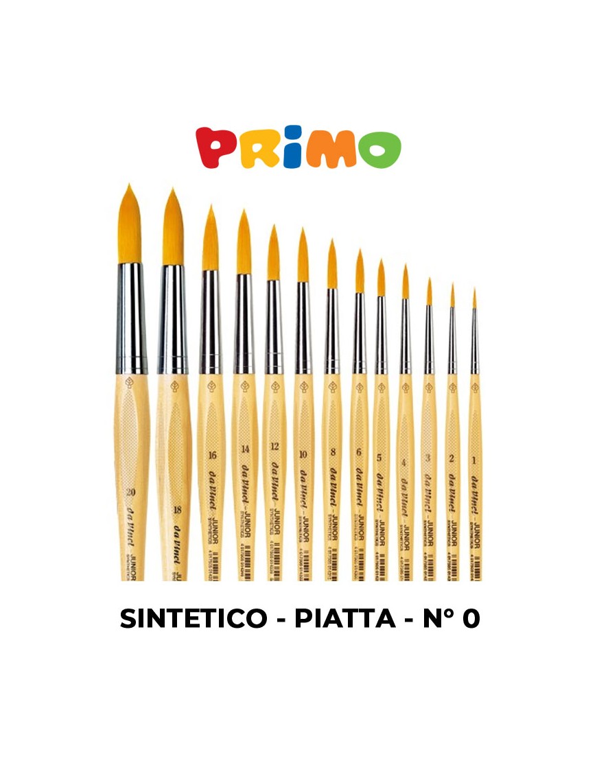 PENNELLI PRIMO SINTETICI PUNTA PIATTA N°4  ART.241PQ0