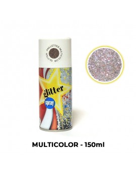 SOLCHIM GLITTER SPRAY BASE AD ACQUA MULTICOLOR 150 ml ART.SO46500/B