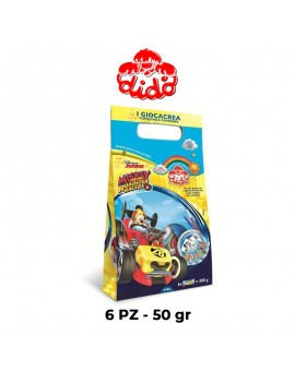 DIDO' SALSICCIOTTO SET GIOCACREA MICKEY AND THE ROADSTER RACERS 6Px50G