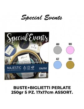 BUSTE PERLATE FAVINI SPECIAL EVENTS 120G 5FG+BUSTE 17x17