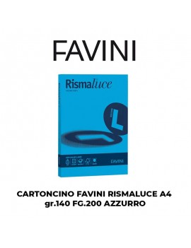 FAVINI RISMALUCE A4 140GR FG.200 VARI COLORI