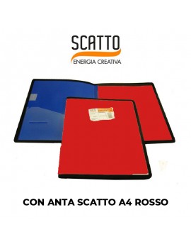 PORTABLOCCO CON ANTA SCATTO A4 ROSSO ART.360-02