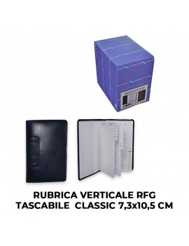 RUBRICA VERTICALE RFG TASCABILE  CLASSIC 7,3x10,5 ART.B110CL