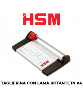 TAGLIERINA HSM ROTARY TRIMMER CON LAMA ROTANTE IN A4 ART.72606