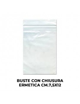 BUSTE CON CHIUSURA ERMETICA CM.8X12