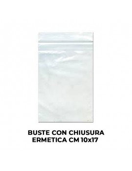 BUSTE CON CHIUSURA ERMETICA CM 10X15
