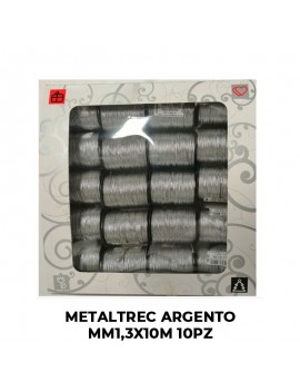 NASTRO A FILO INAB METALTREC ARGENTO  MM1,3X10M 10PZ ART.350-02