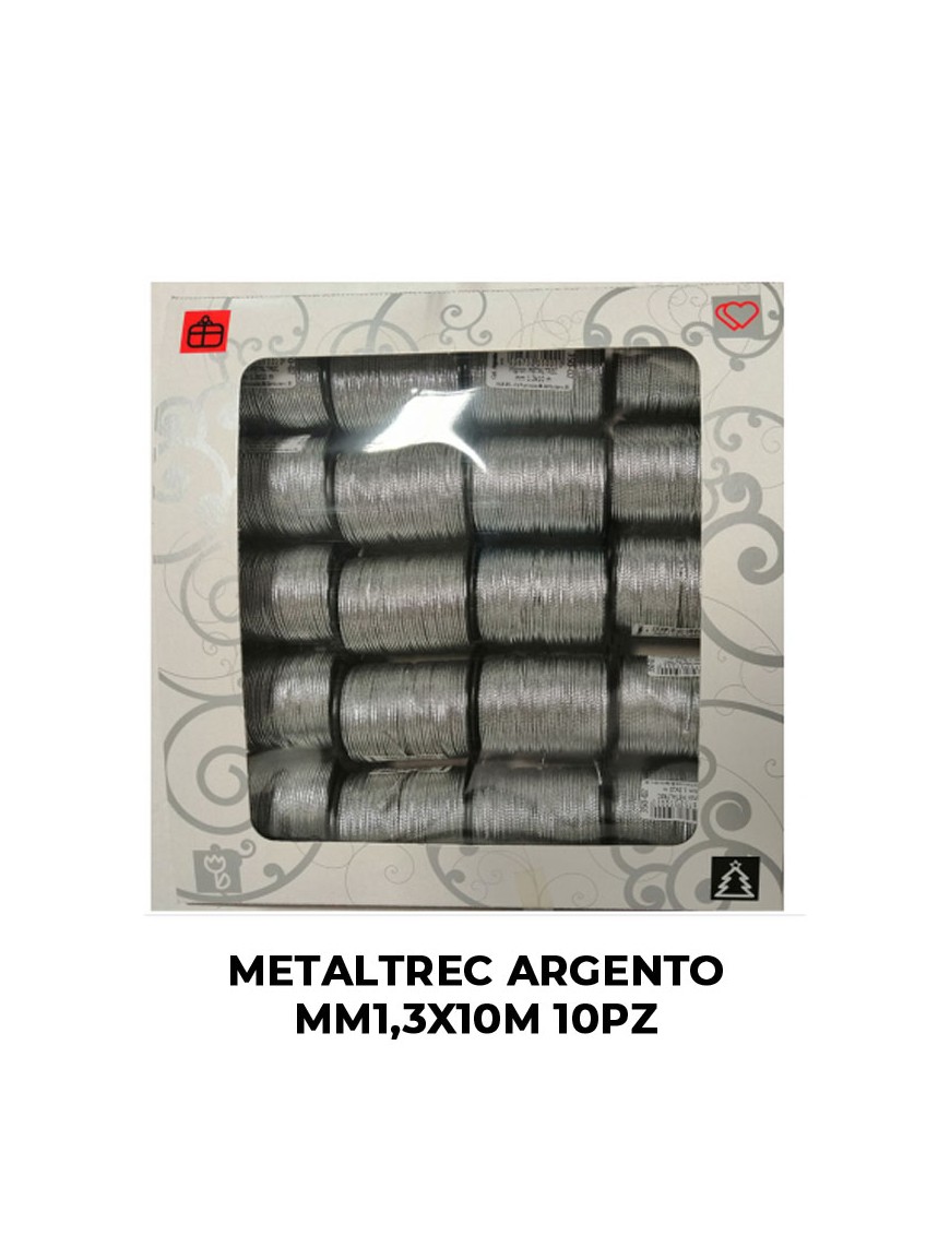 NASTRO A FILO INAB METALTREC ARGENTO  MM1,3X10M 10PZ ART.350-02